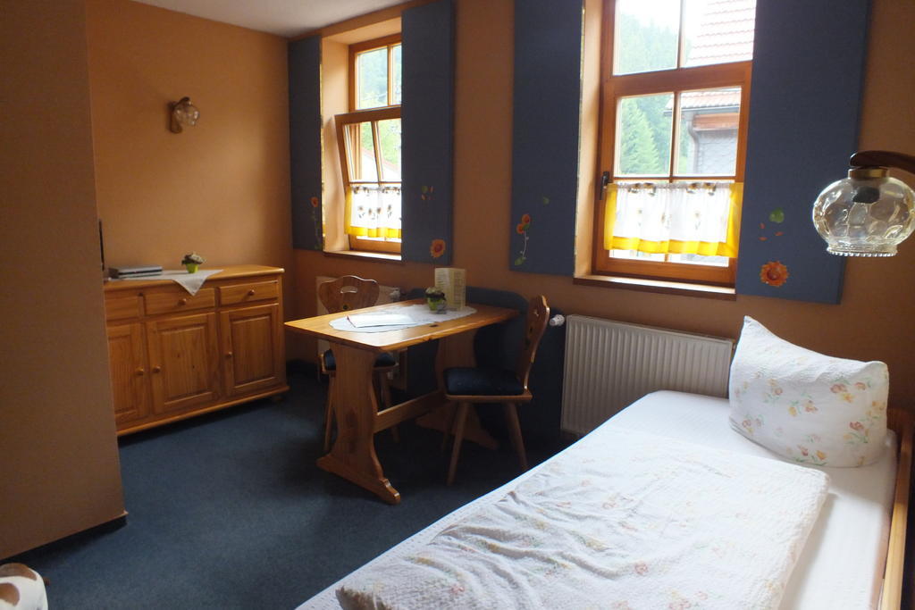 Gasthof & Pension "Schwarzer Adler" Masserberg Bagian luar foto